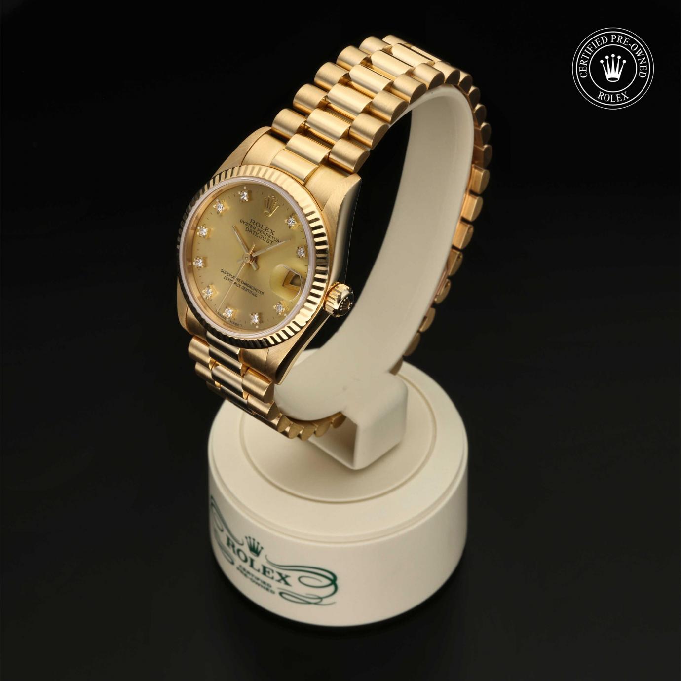 Rolex Oyster Perpetual  Datejust 31 68278 - 360 Grad Ansicht Bild 5