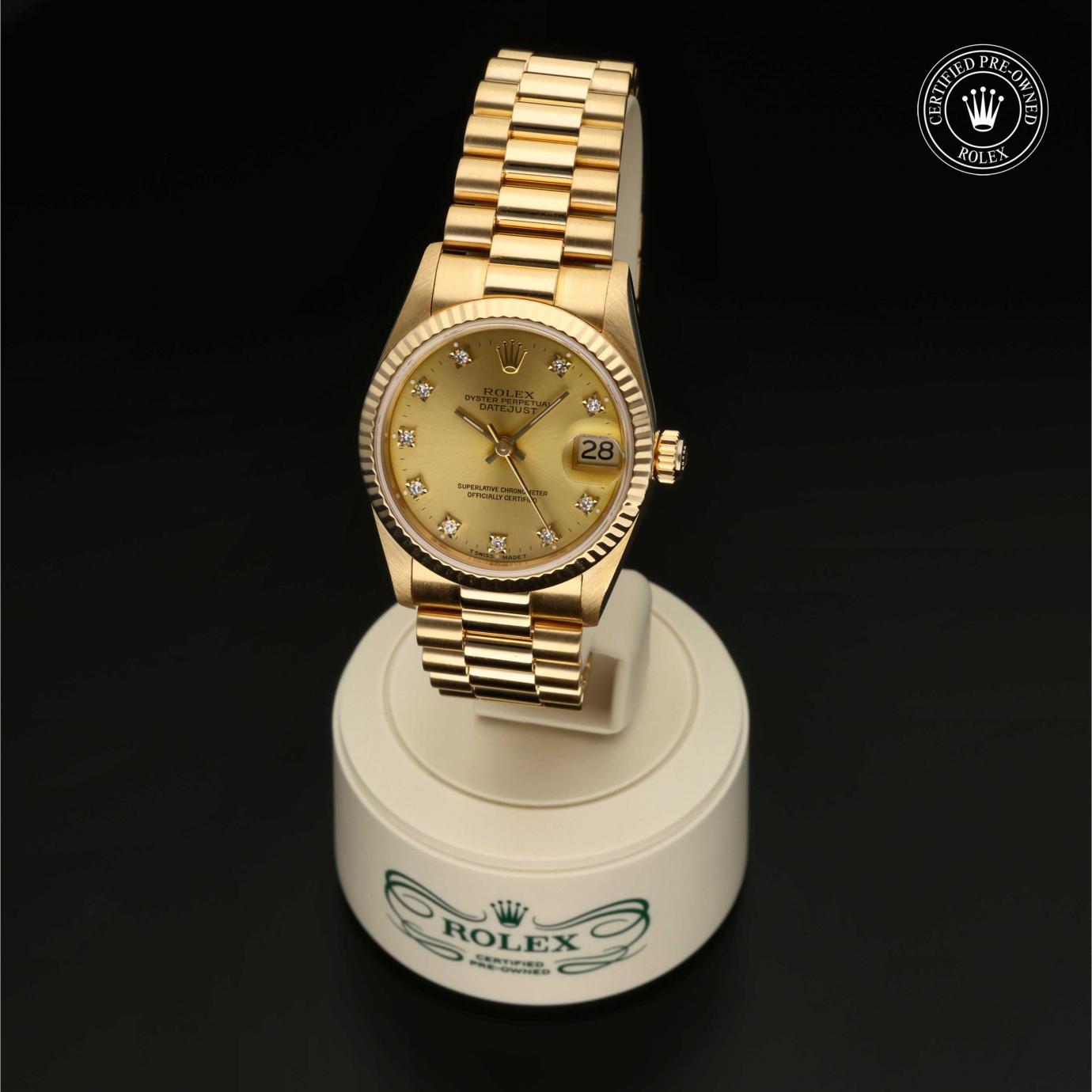 Rolex Oyster Perpetual  Datejust 31 68278 - 360 Grad Ansicht Bild 2
