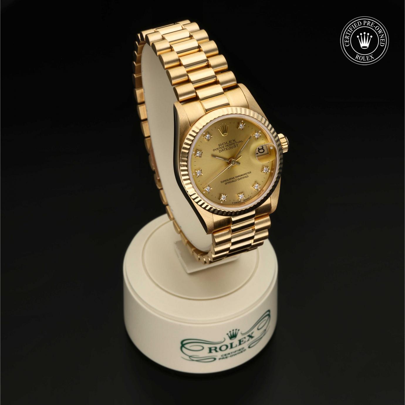 Rolex Oyster Perpetual  Datejust 31 68278 - 360 Grad Ansicht Bild 34