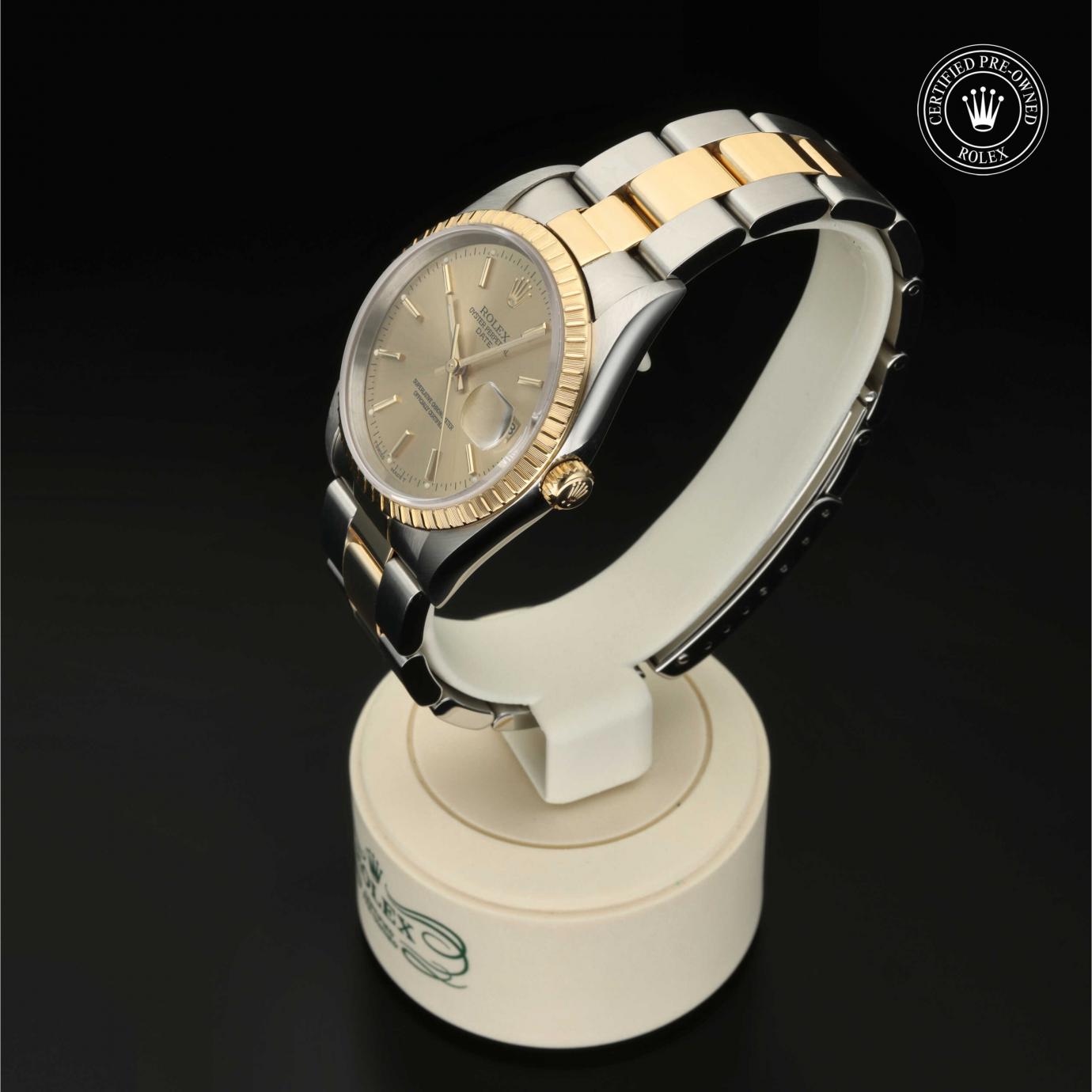 Rolex Oyster Perpetual Date 34 M15223-0016 Herrenuhr Bild 1