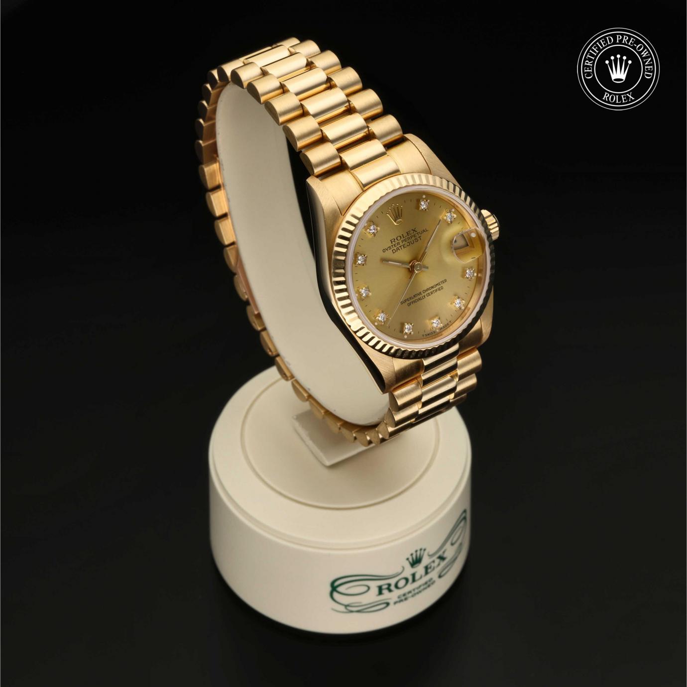 Rolex Oyster Perpetual  Datejust 31 68278 - 360 Grad Ansicht Bild 33