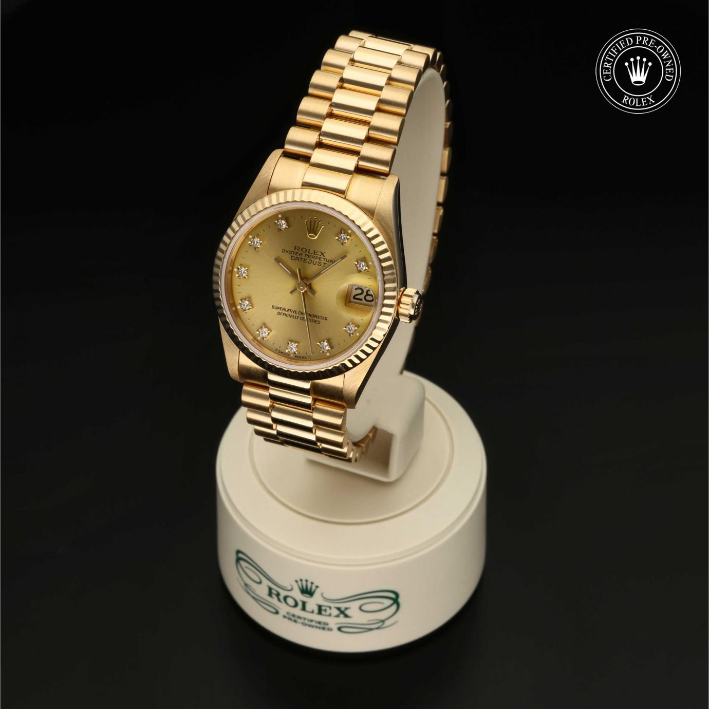 Rolex Oyster Perpetual  Datejust 31 68278 - 360 Grad Ansicht Bild 3