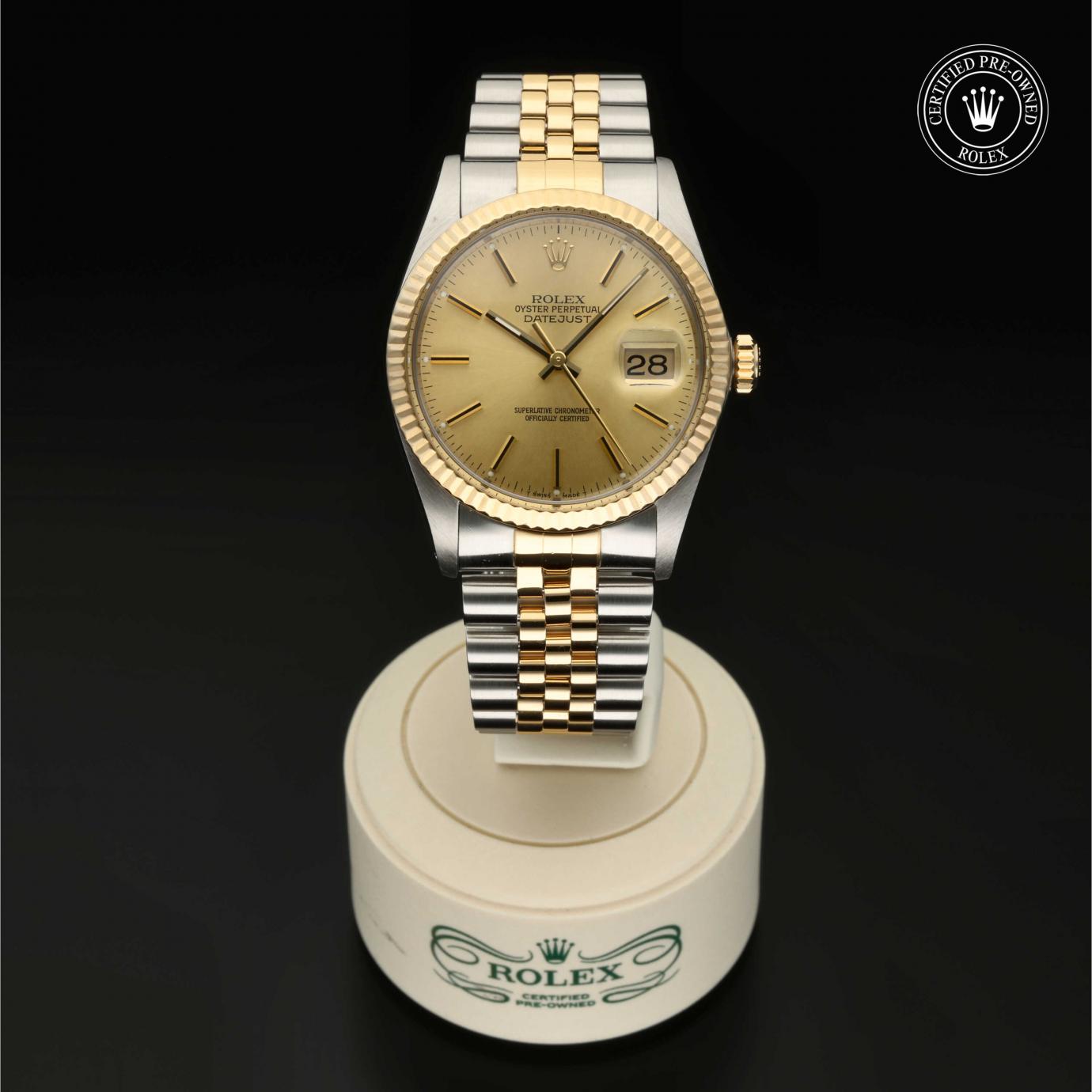 Rolex Oyster Perpetual Datejust 36 16013 Herrenuhr Bild 1