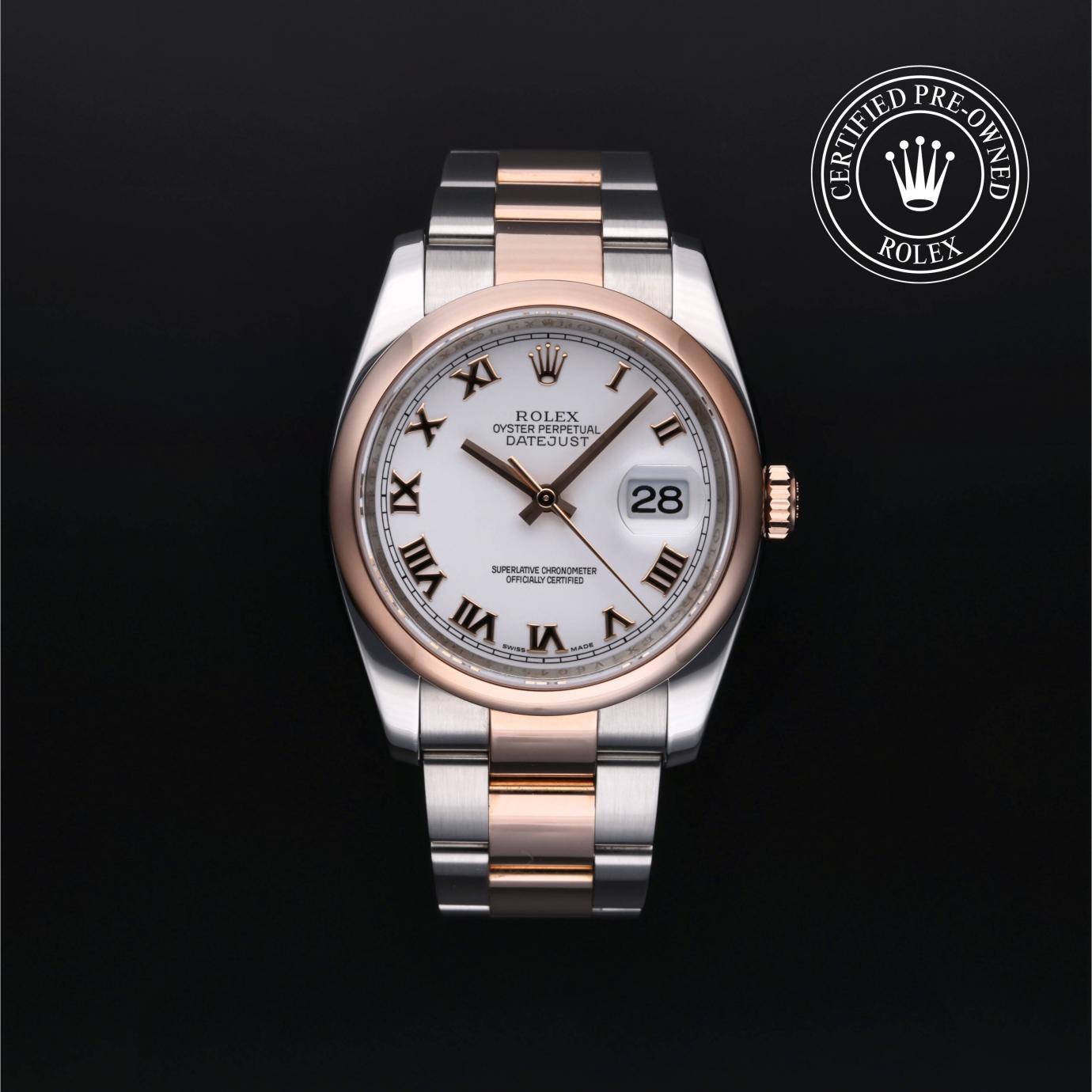 Rolex Datejust 36 M116201-0009 Herrenuhr Soldier