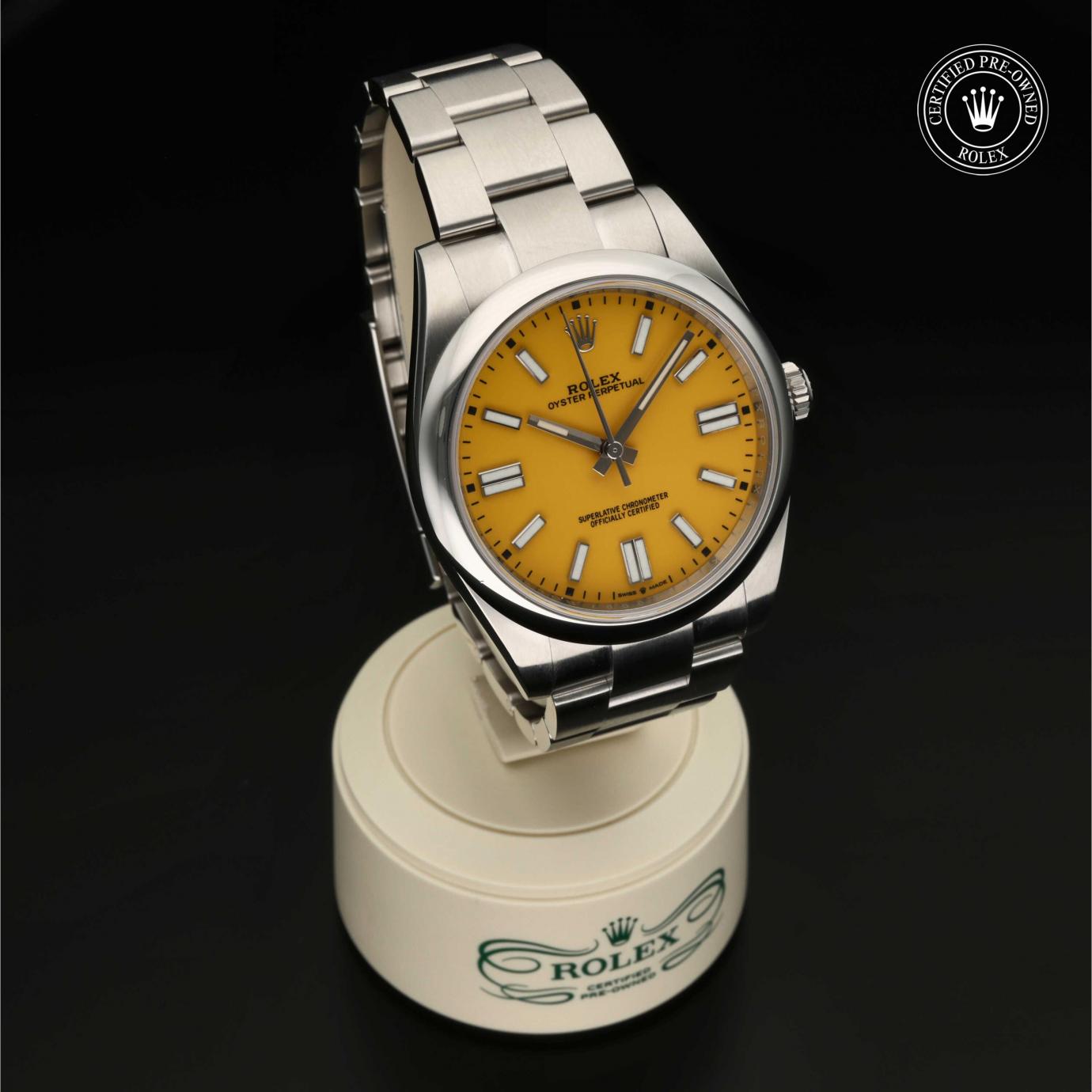 Rolex Oyster Perpetual 41 M124300-0004 - 360 Grad Ansicht Bild 34