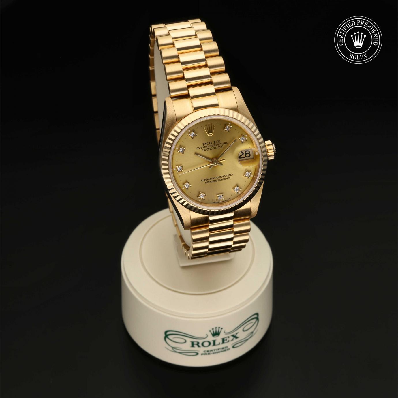 Rolex Oyster Perpetual  Datejust 31 68278 - 360 Grad Ansicht Bild 35