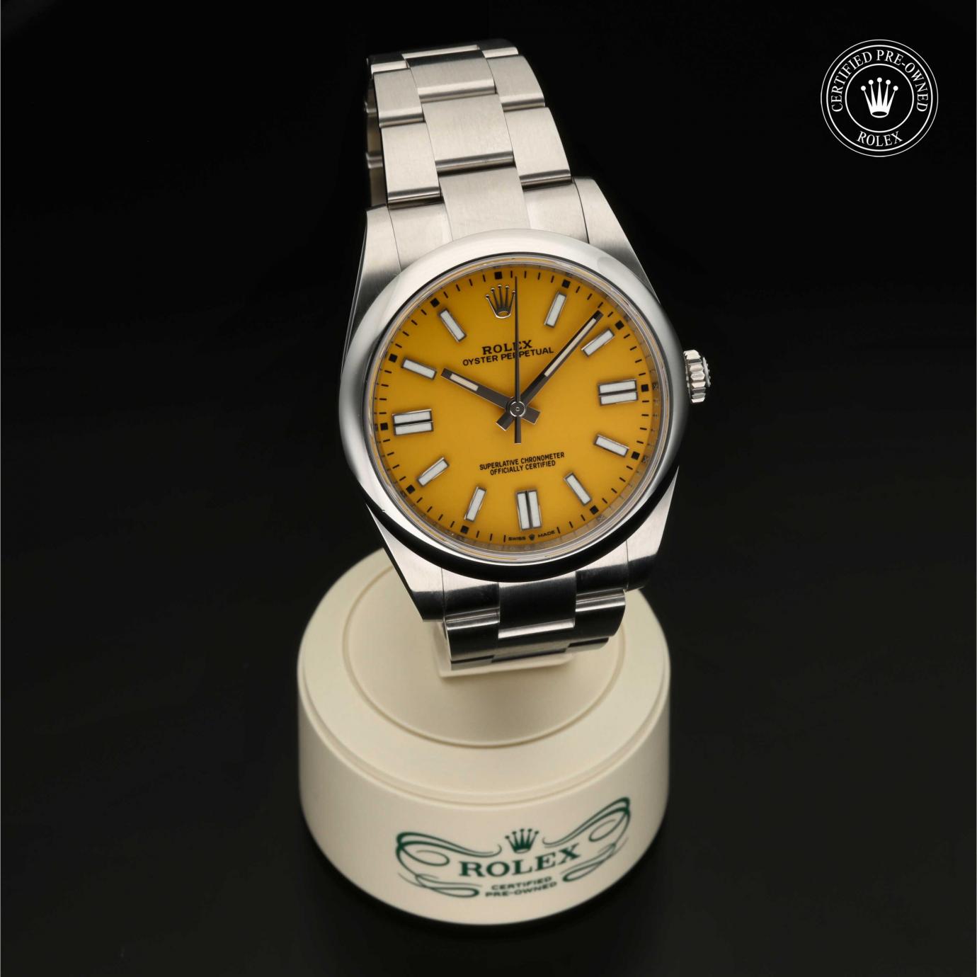 Rolex Oyster Perpetual 41 M124300-0004 - 360 Grad Ansicht Bild 35