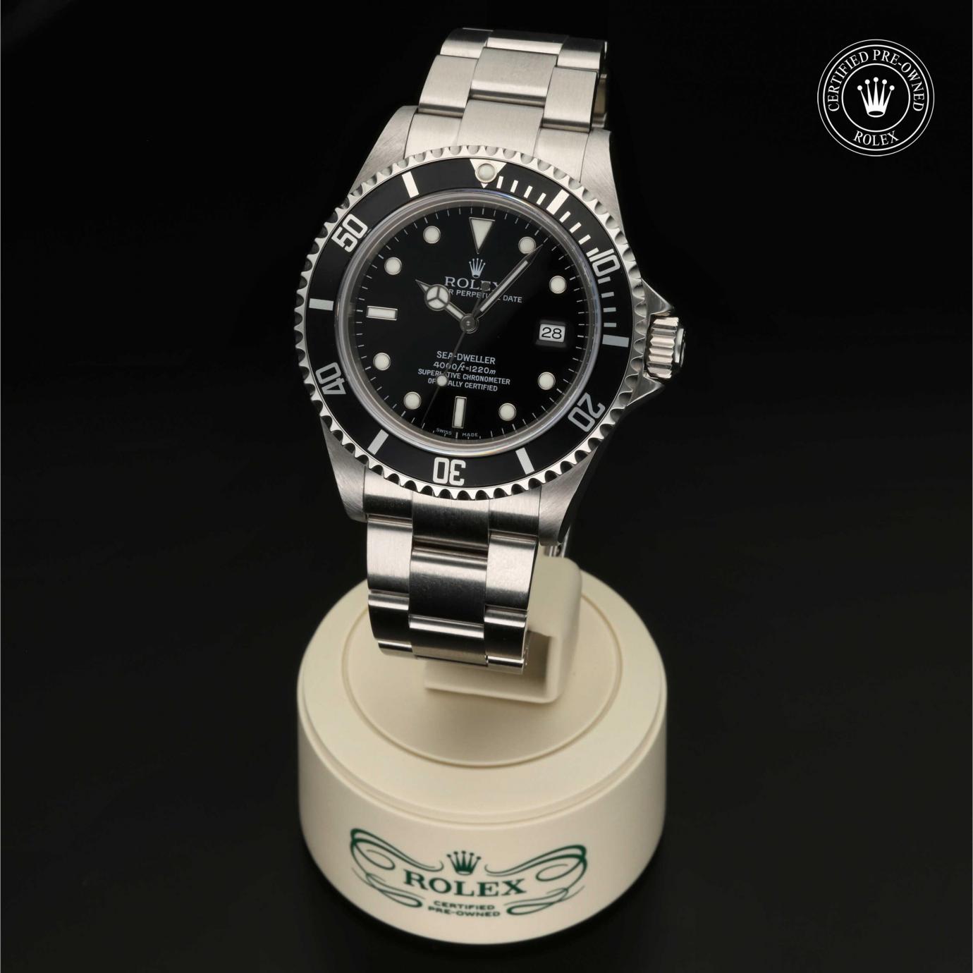 Rolex Oyster Perpetual Sea-Dweller M16600-0003 - 360 Grad Ansicht Bild 2