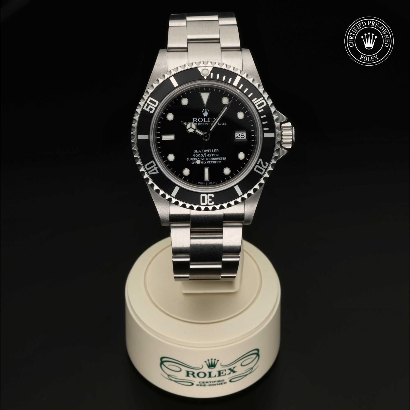 Rolex Oyster Perpetual Sea-Dweller M16600-0003 - 360 Grad Ansicht Bild 36