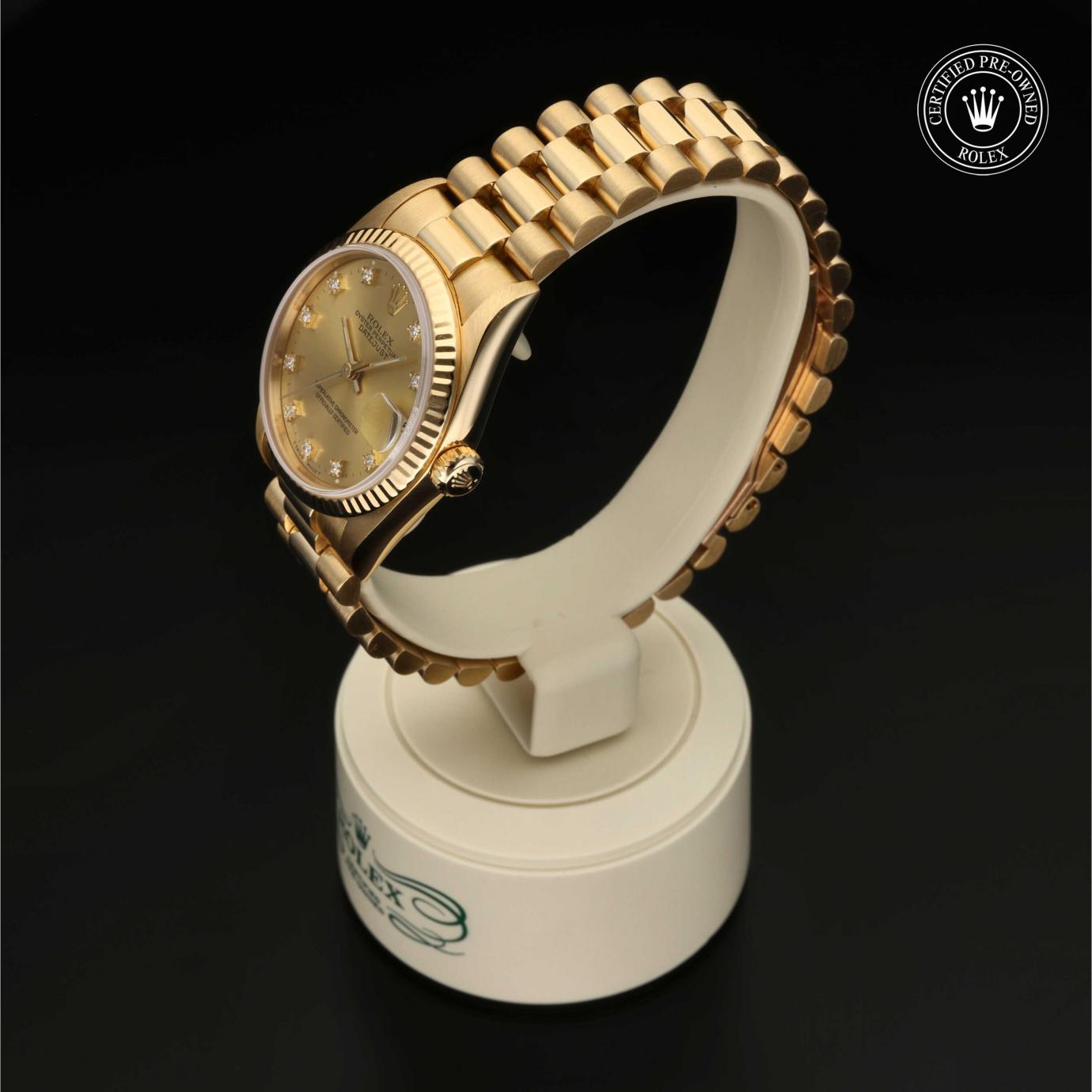 Rolex Oyster Perpetual  Datejust 31 68278 Herrenuhr Bild 2 