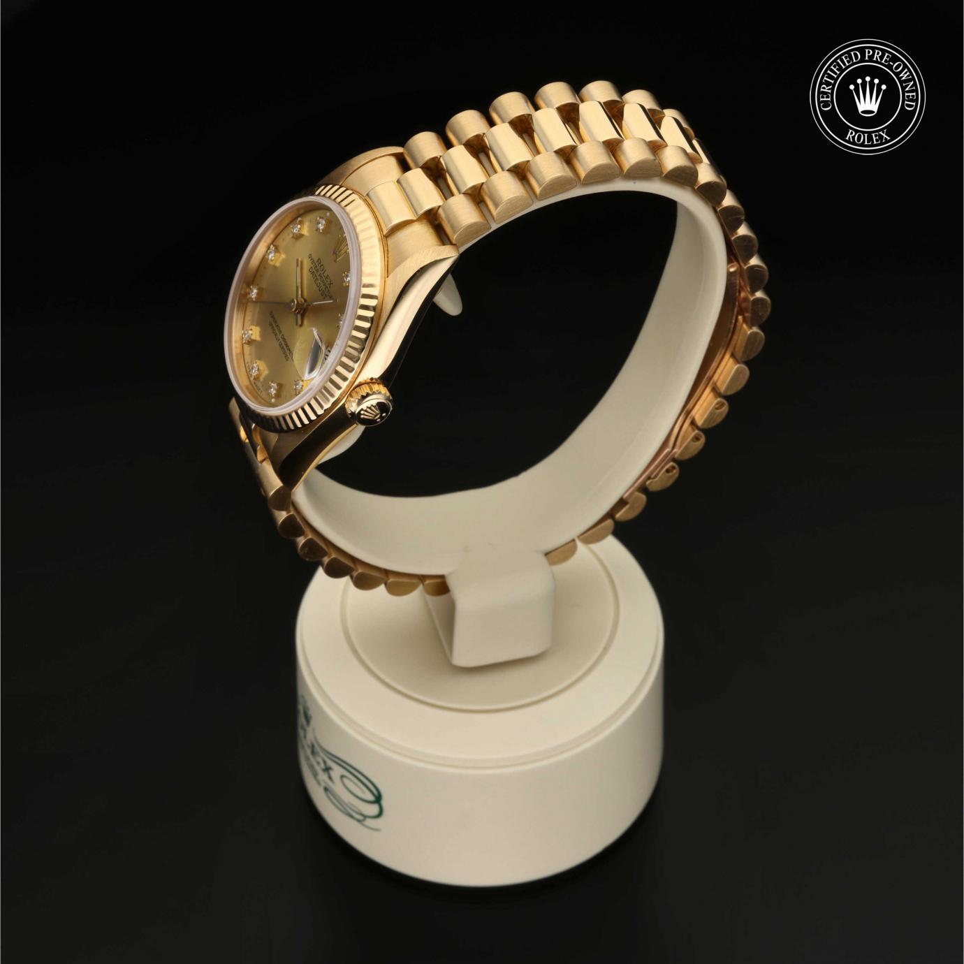 Rolex Oyster Perpetual  Datejust 31 68278 - 360 Grad Ansicht Bild 8