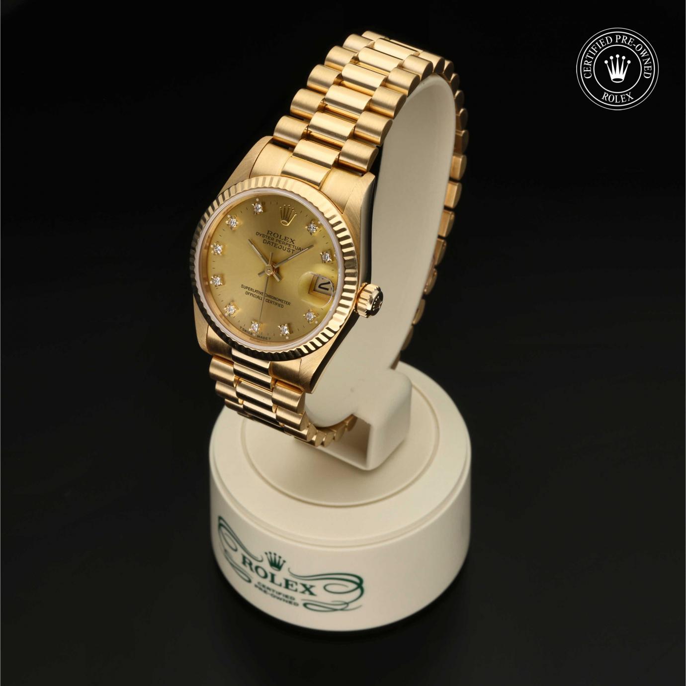 Rolex Oyster Perpetual  Datejust 31 68278 - 360 Grad Ansicht Bild 4