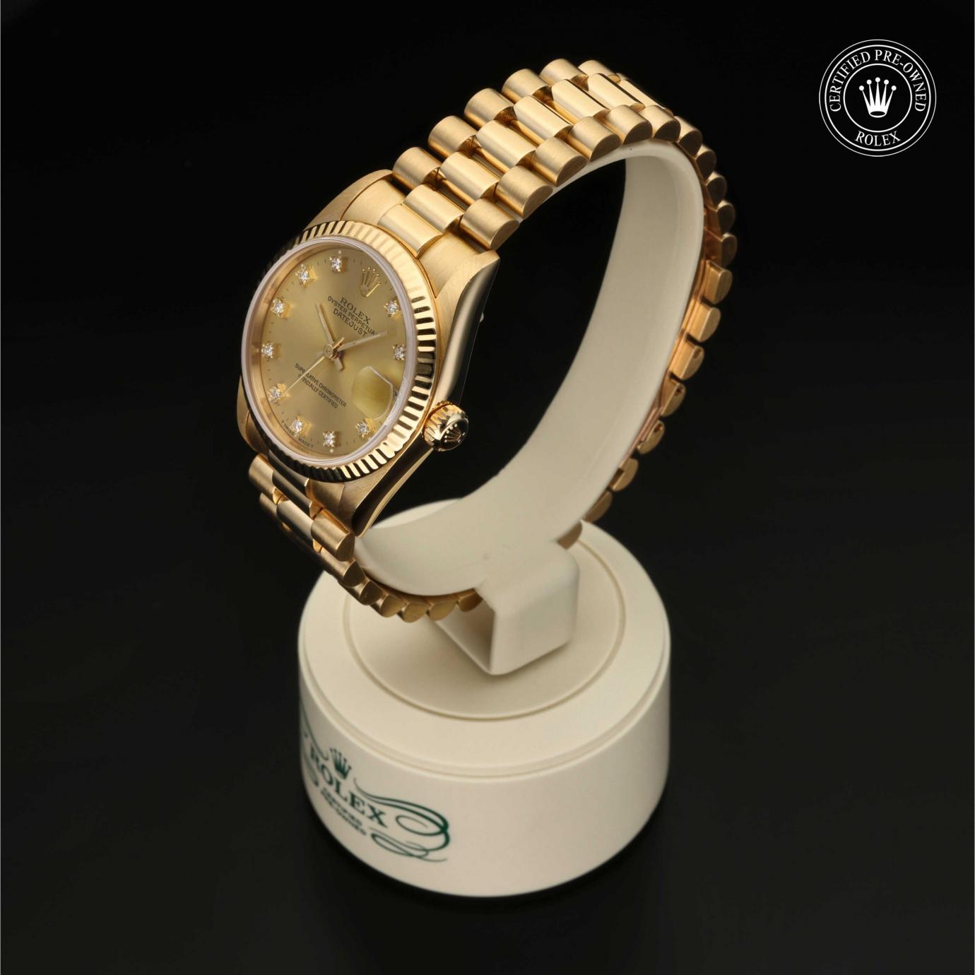 Rolex Oyster Perpetual  Datejust 31 68278 - 360 Grad Ansicht Bild 6
