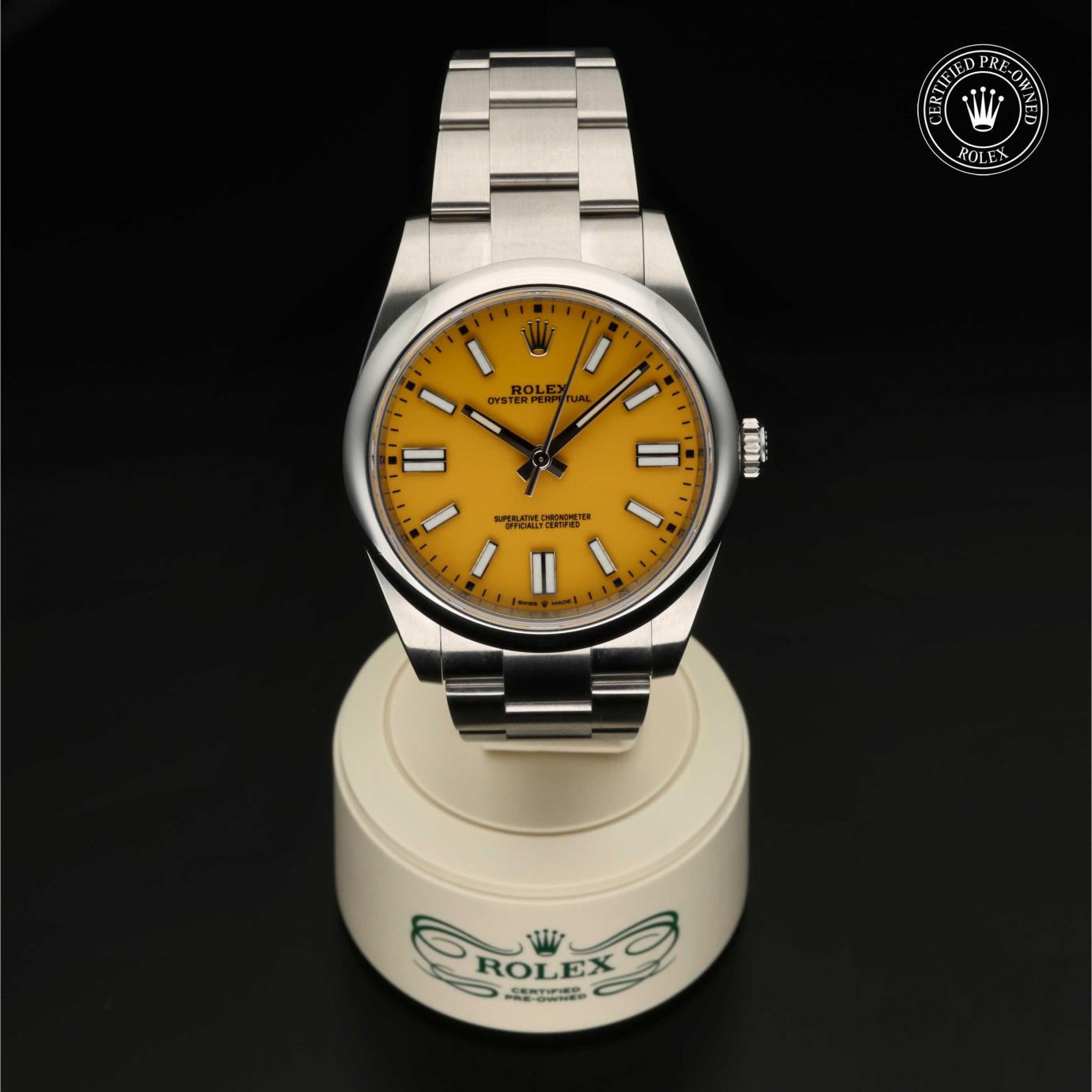 Rolex Oyster Perpetual 41 M124300-0004 - 360 Grad Ansicht Bild 36