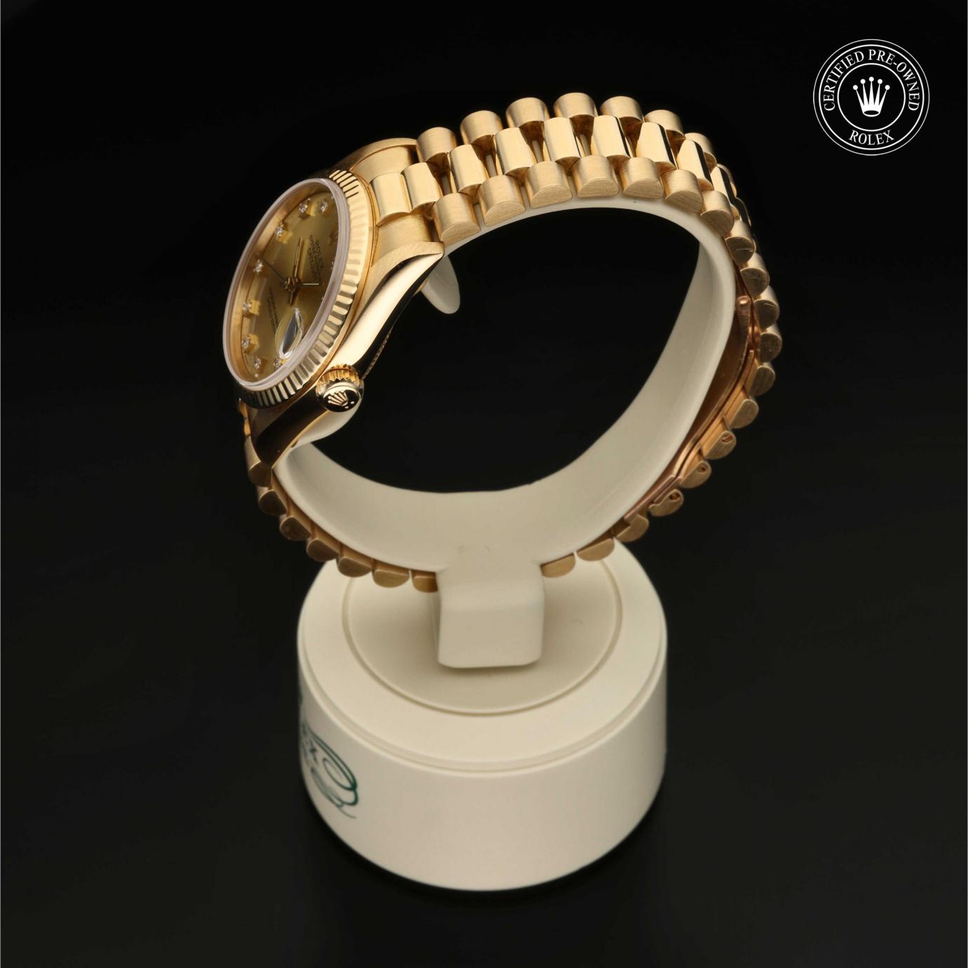 Rolex Oyster Perpetual  Datejust 31 68278 - 360 Grad Ansicht Bild 9