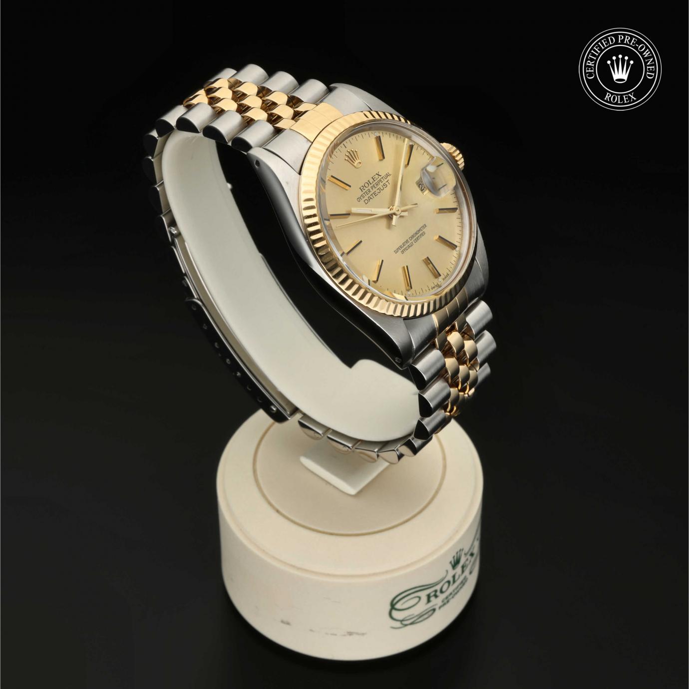Rolex Oyster Perpetual Datejust 36 16013 Herrenuhr Bild 3