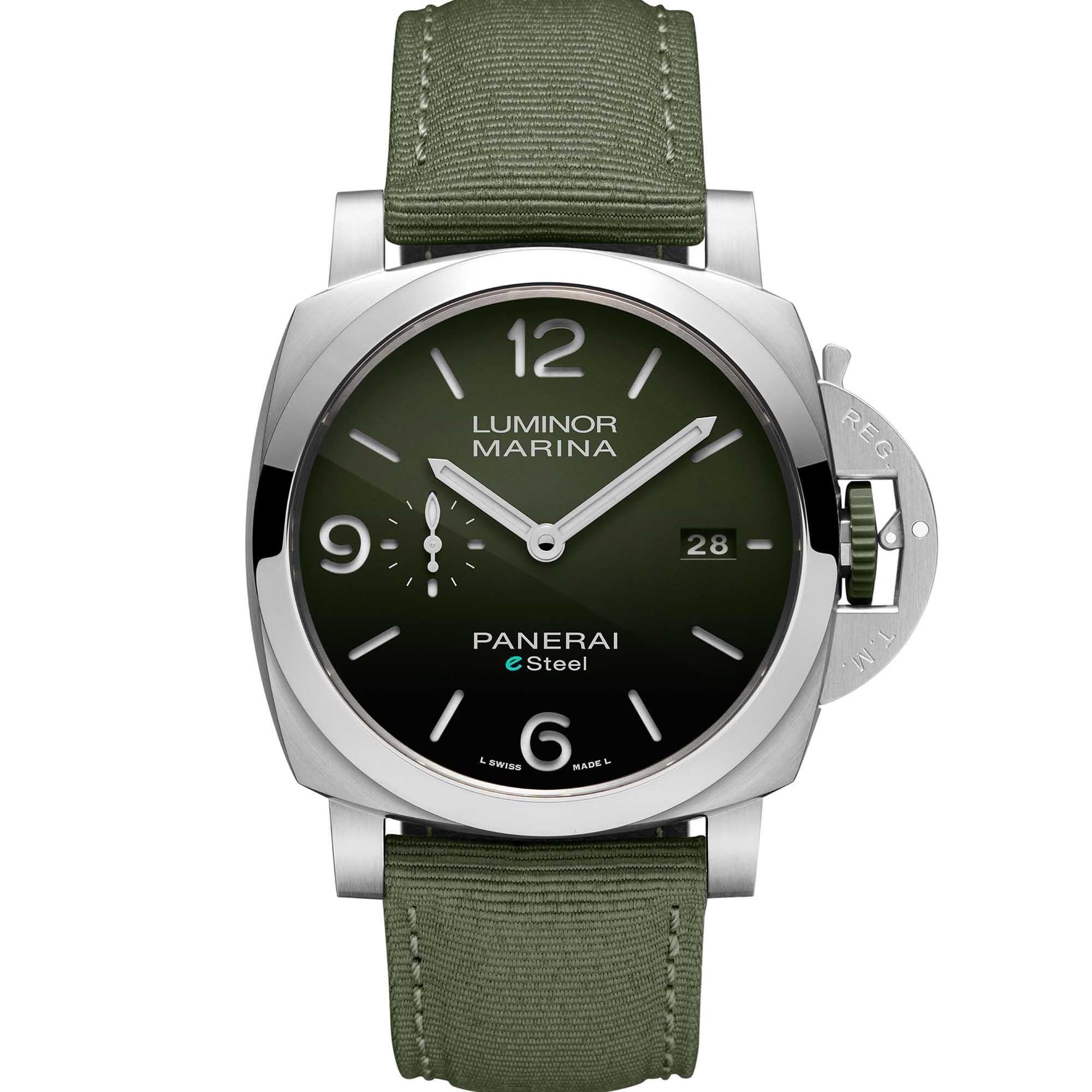 Panerai Luminor Marina ESteel Verde Smeraldo