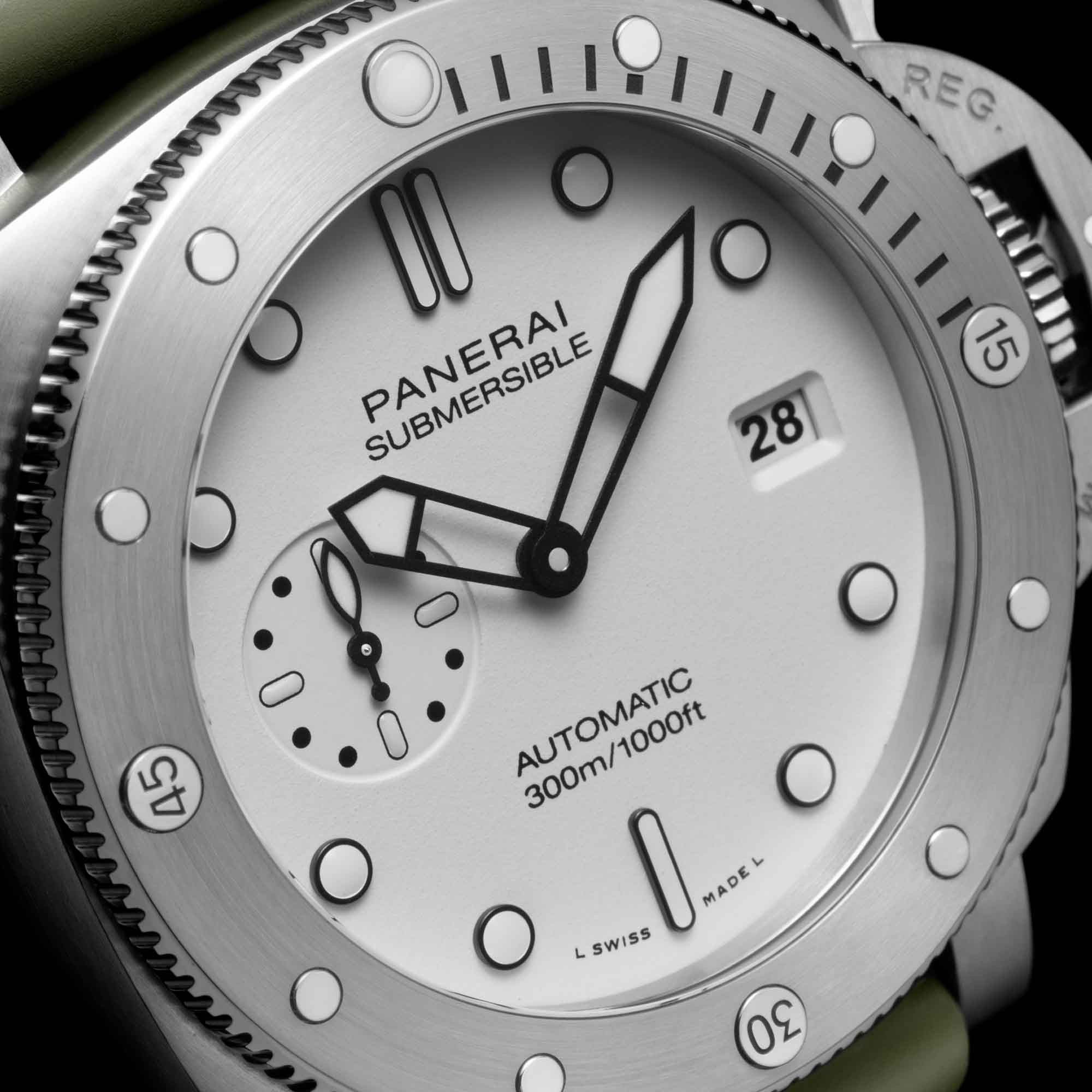 panerai submersible white