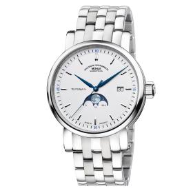 Unisex, Mühle Glashütte Teutonia IV Mondphase M1-44-05-MB