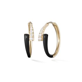 Gelbgold, Ohrringe, Melissa Kaye Lola Creolen E2212A-Y