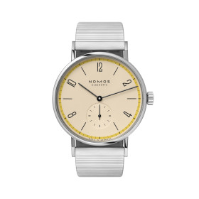         Damen- und Herrenuhr, NOMOS Glashütte  Tangomat Yellow - A CENTURY OF BAUHAUS  601.S12