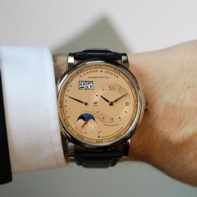 Herrenuhr, Blome Preowned-Uhren LANGE 1 EWIGER KALENDER 345.056 E