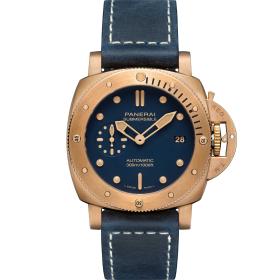 Unisex, Panerai Submersible Bronzo Blu Abisso PAM01074