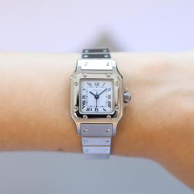 Damenuhr, Blome Preowned-Uhren Cartier Santos  1552