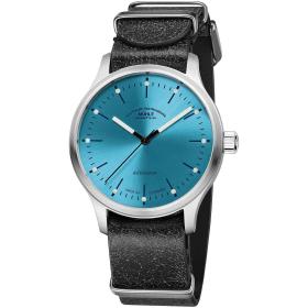 Unisex, Mühle Glashütte Panova Türkisblau M1-40-79-NB-L-III