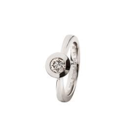 Weißgold, Ringe, Jochen Pohl Jochen Pohl Brillant Ring T6F5-WG-Brill.-0,52ct-getönt/vsi