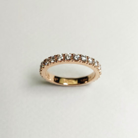 Roségold, Ringe, Jochen Pohl JOCHEN POHL Ring 750/-RG Diamanten im Brillantschliff G IF 0,81 ct RW 54,5 # 2