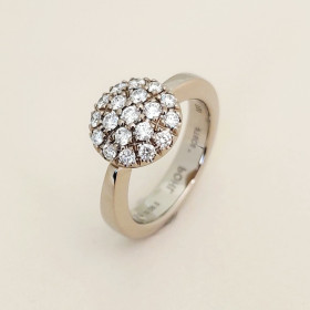 Ringe, Jochen Pohl JOCHEN POHL Ring 750/-WG Diamanten im Brillantschliff G IF 0,27 ct RW 54,5 # T6C6