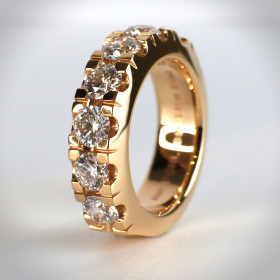         Roségold, Ringe, Jochen Pohl JOCHEN POHL Ring 750/- RG Diamanten im Brillantschliff D VVS2 2,31ct RW. 55 # 501