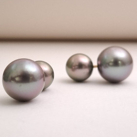         Gelbgold, Ohrringe, Catherine Sauvage Ohrstecker 750-6144 Ohrstecker 750/- GG mit Tahiti-Zuchtperlen 750-6144