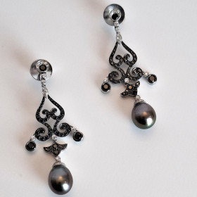        Weißgold, Ohrringe, Catherine Sauvage Ohrstecker 950-0039
