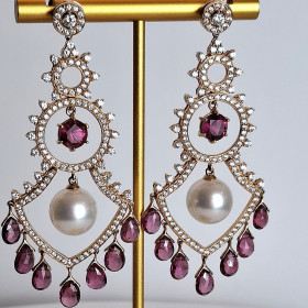         Roségold, Ohrringe, Catherine Sauvage Ohrstecker 950-0005