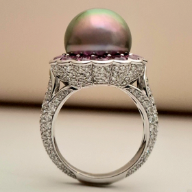         Weißgold, Ringe, Catherine Sauvage Ring 3121-01