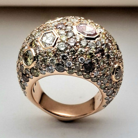         Roségold, Ringe, Catherine Sauvage Ring 659-0434