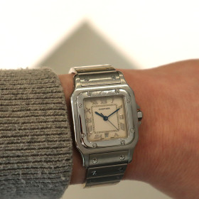         Cartier Santos Galbeé GM W20025D6