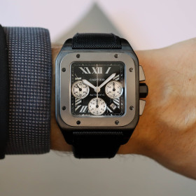  Cartier Santos 100 Chrono, Ref: W2020005