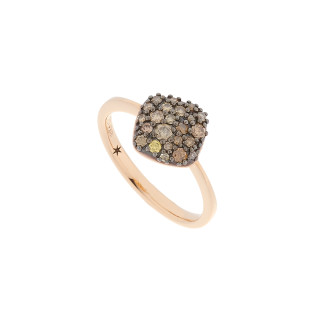 Roségold, Ringe, Grimaldo Luce Square Ring, Ref: LU-RG01PB-01