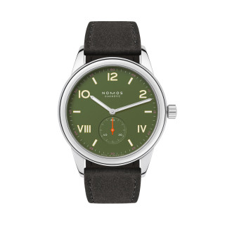 Damen- und Herrenuhr, NOMOS Glashütte Club Campus 38 All Olive, Ref: 739.GB