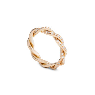 Roségold, Ringe, Grimaldo Corda Maxi Ring, Ref: CO-RG04WD-01