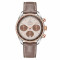 Leder, Rotgold, Beige