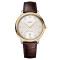 Leder, Gelbgold, Beige