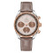Leder, Rotgold, Beige