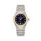 Bicolor, Gelbgold, Blau