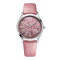 Leder, Edelstahl, Rosa