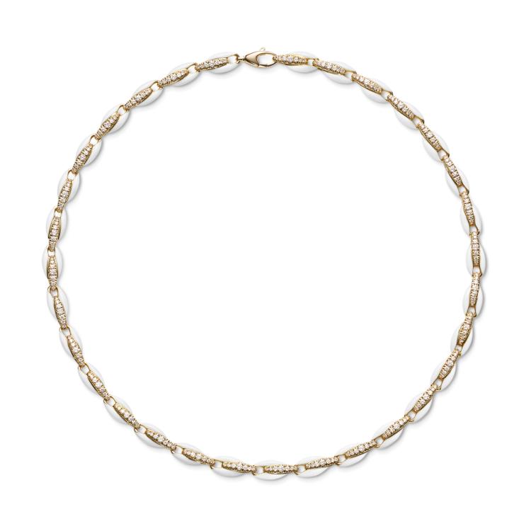 Halsschmuck, Gelbgold,  Melissa Kaye Ada Halskette 