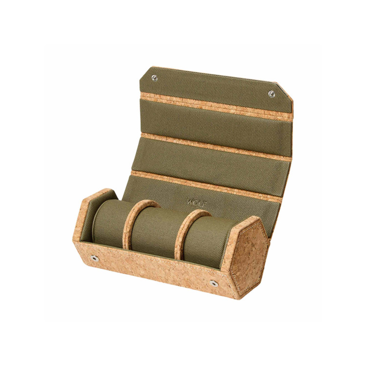 WOLF Cortica Triple Hexagon Watch Roll With Capsule - Bild 2 